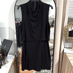 French Connection | Black Overlay Dress